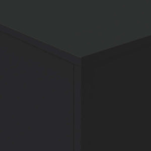 Couchtisch mit LED Schwarz 90x50 cm