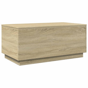 LED Couchtisch Sonoma Eiche 90x50 cm