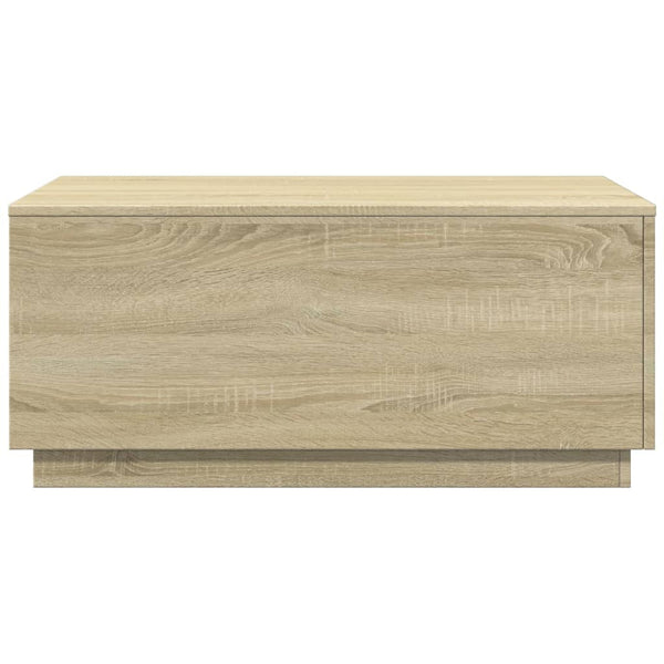 LED Couchtisch Sonoma Eiche 90x50 cm