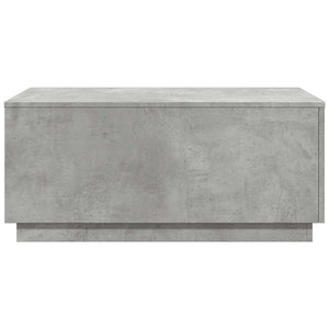 LED Couchtisch Betongrau 90x50 cm