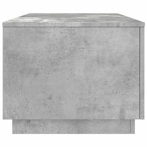 LED Couchtisch Betongrau 90x50 cm