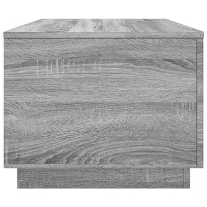 LED Couchtisch Grau Sonoma 90x50 cm