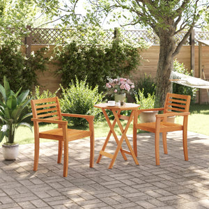 Klappbarer Gartentisch Akazie Ø60cm