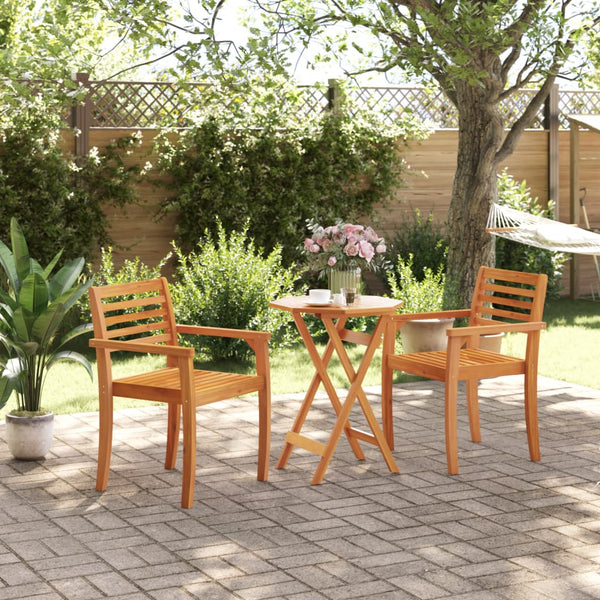 Klappbarer Gartentisch Akazie Ø60cm