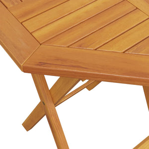 Klappbarer Gartentisch Akazie Ø60cm
