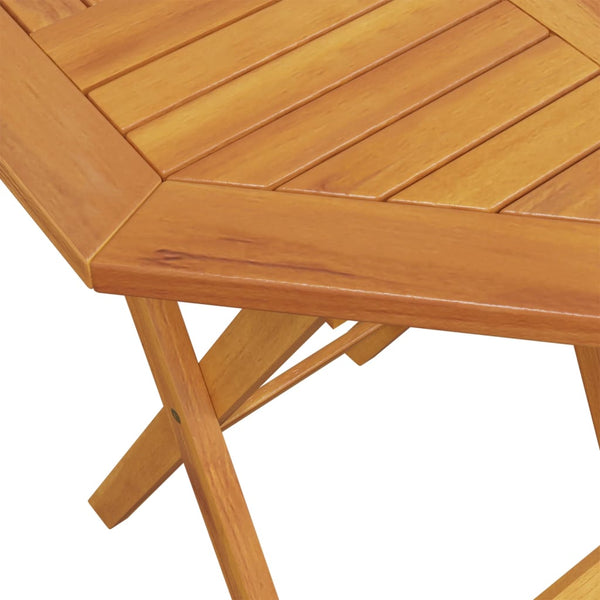 Klappbarer Gartentisch Akazie Ø60cm