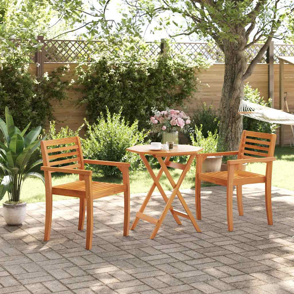 Klappbarer Gartentisch Akazie Ø70cm