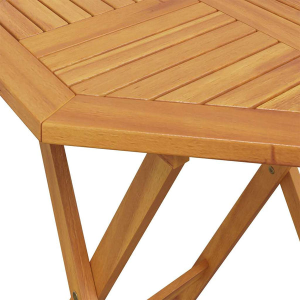 Klappbarer Gartentisch Akazie Ø70cm
