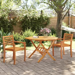 Klappbarer Gartentisch Akazie Ø110cm