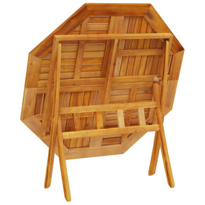 Klappbarer Gartentisch Akazie Ø110cm