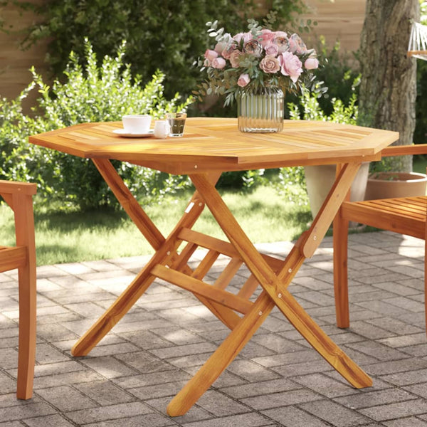 Klappbarer Gartentisch Akazie Ø110cm