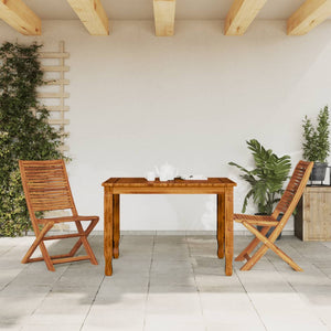 Klappbare Gartenstühle 2er Set Akazie