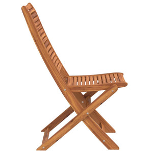Klappbare Gartenstühle 2er Set Akazie