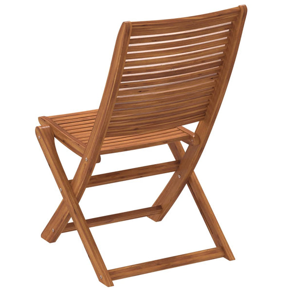 Klappbare Gartenstühle 2er Set Akazie