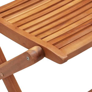 Klappbare Gartenstühle 2er Set Akazie