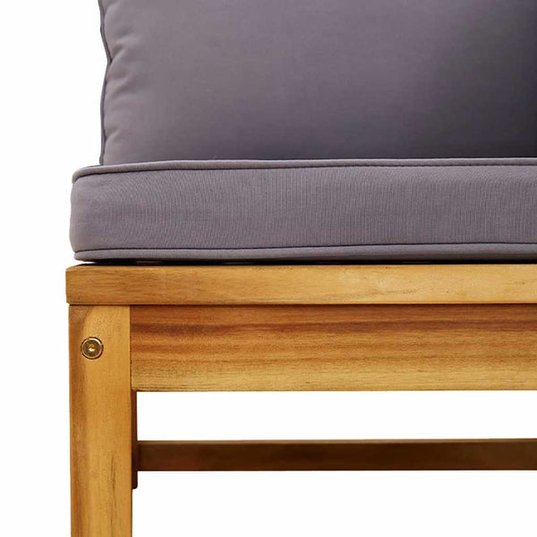 Gartensofa Akazie mit Kissen