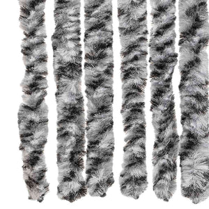 Chenille Fliegenvorhang Grau 56x200 cm