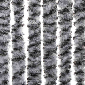 Chenille Fliegenvorhang Grau 56x200 cm