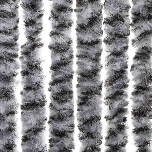 Chenille Fliegenvorhang Grau 56x200 cm