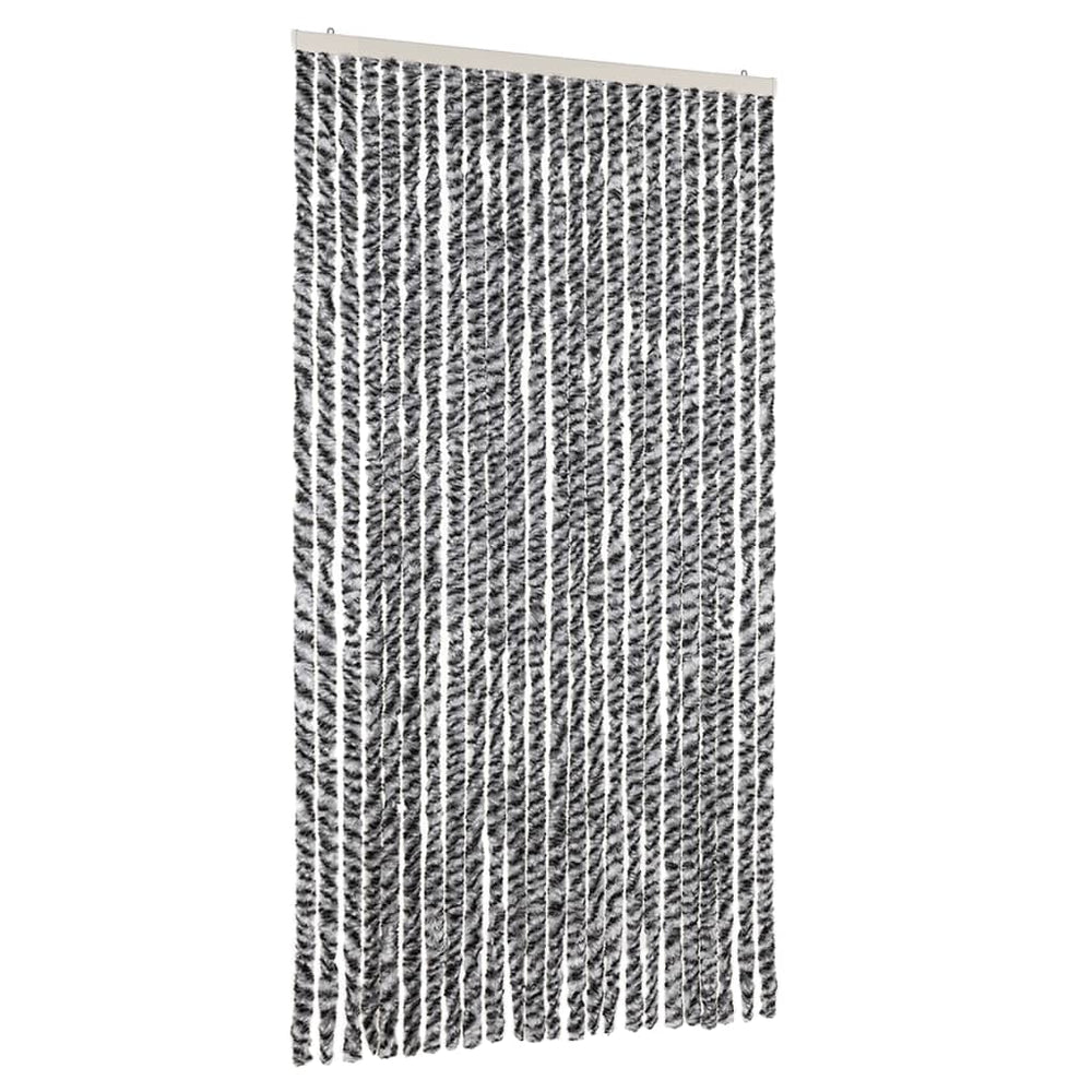 Chenille Fliegenvorhang Grau 100x230 cm