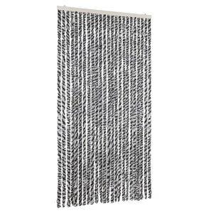 Chenille Fliegenvorhang Grau 100x230 cm