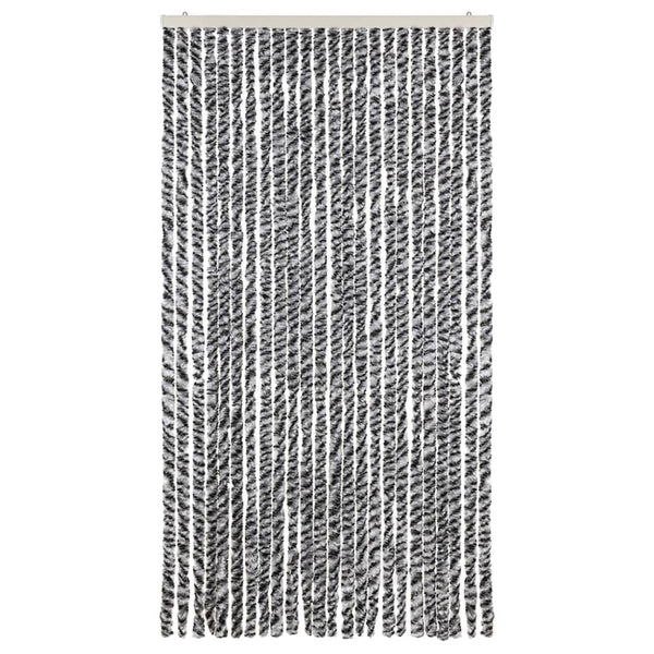 Chenille Fliegenvorhang Grau 100x230 cm