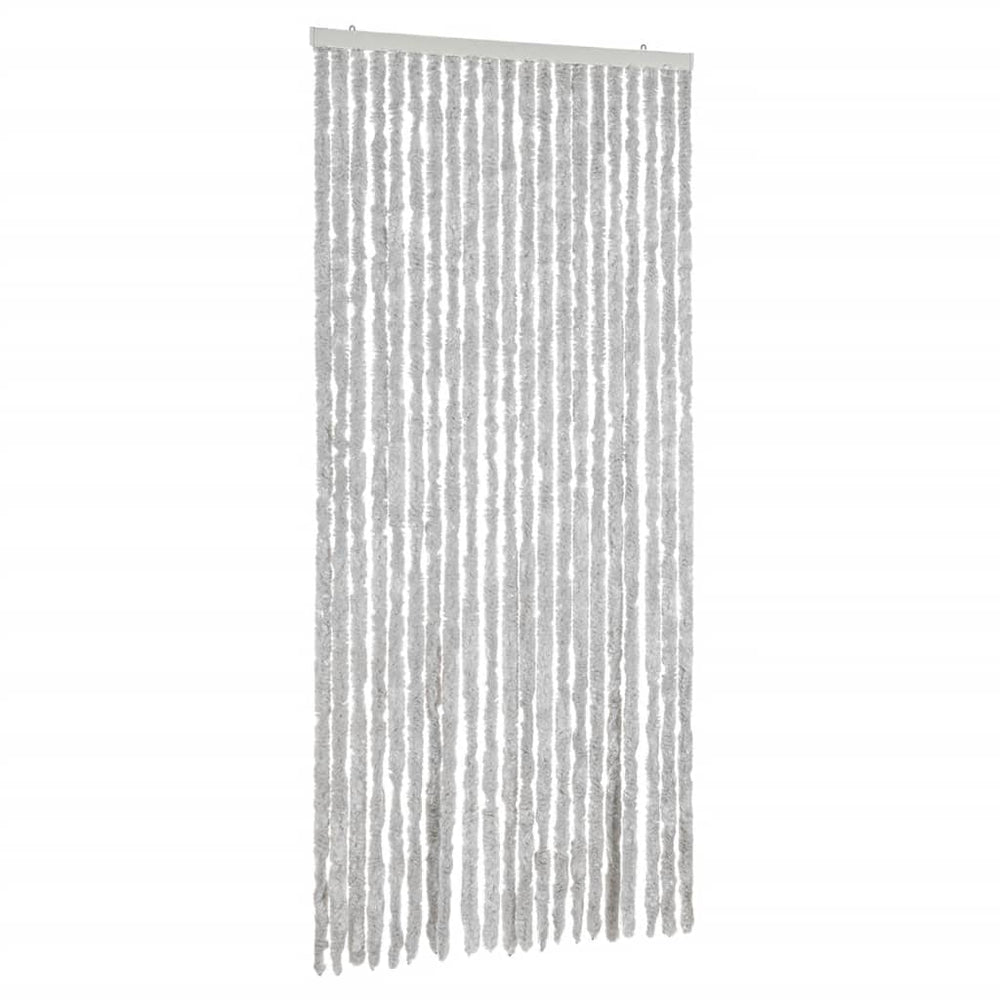 Fliegenvorhang Chenille Grau 90x220 cm