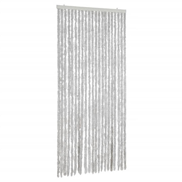 Fliegenvorhang Chenille Grau 90x220 cm