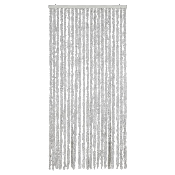 Fliegenvorhang Chenille Grau 90x220 cm
