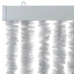 Fliegenvorhang Chenille Grau 90x220 cm