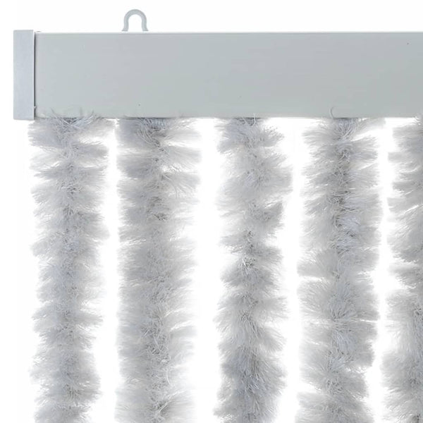 Fliegenvorhang Chenille Grau 90x220 cm