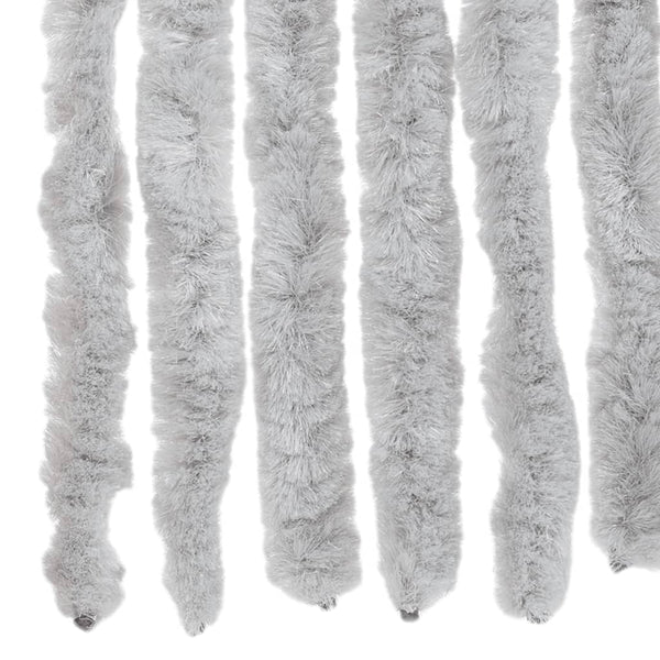 Fliegenvorhang Chenille Grau 90x220 cm