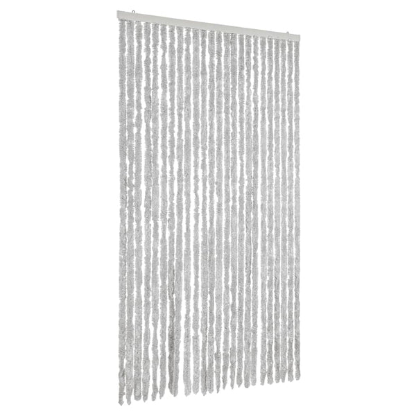 Fliegenvorhang Chenille Grau 100x200 cm