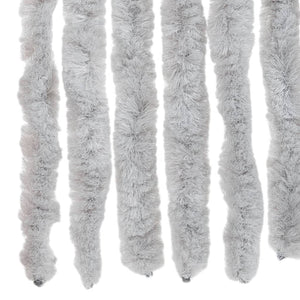 Fliegenvorhang Chenille Grau 100x200 cm