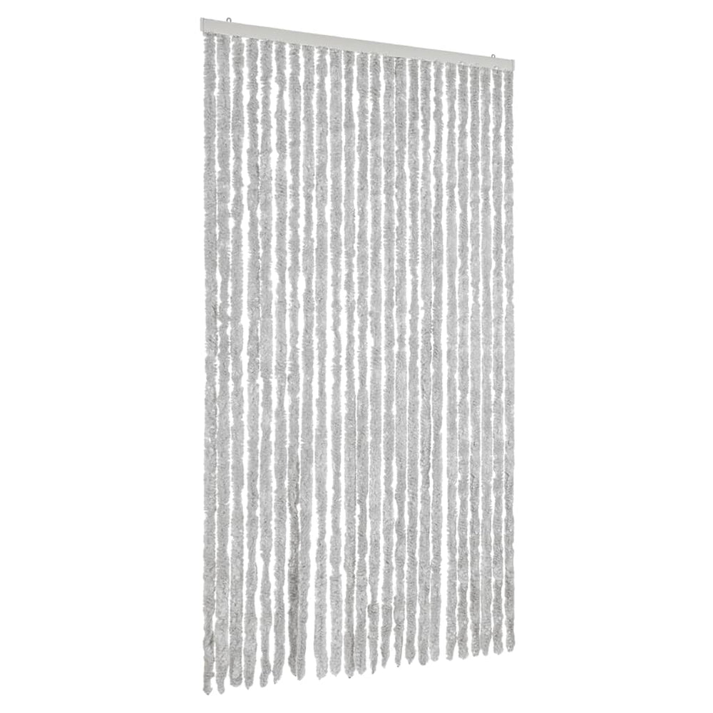 Chenille Fliegenvorhang Grau 100x220 cm