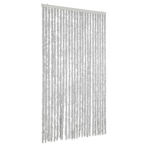 Chenille Fliegenvorhang Grau 100x220 cm