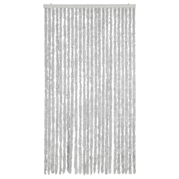 Chenille Fliegenvorhang Grau 100x220 cm