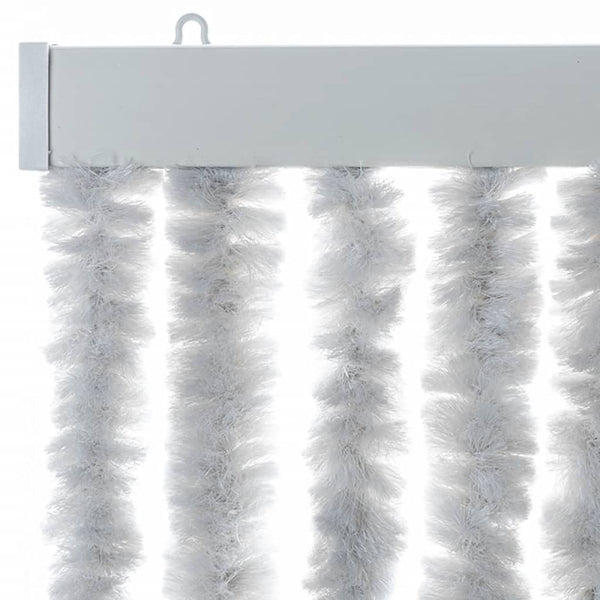 Chenille Fliegenvorhang Grau 100x220 cm
