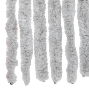 Chenille Fliegenvorhang Grau 100x220 cm