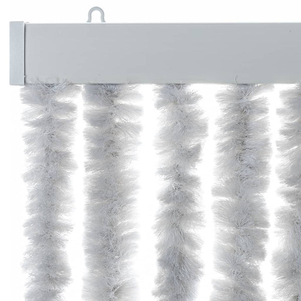 Chenille Fliegenvorhang Grau 100x230 cm