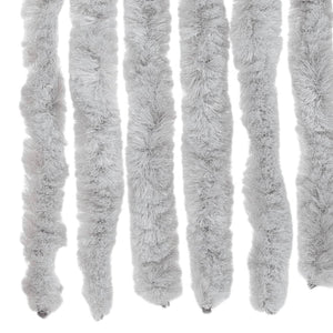Chenille Fliegenvorhang Grau 100x230 cm