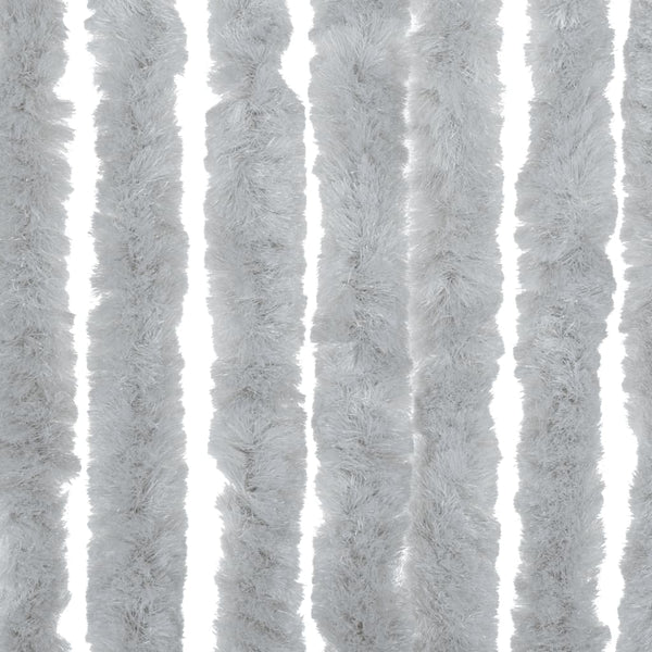 Chenille Fliegenvorhang Grau 100x230 cm