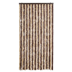 Fliegenvorhang Chenille Beige/Hellbraun 100x200 cm