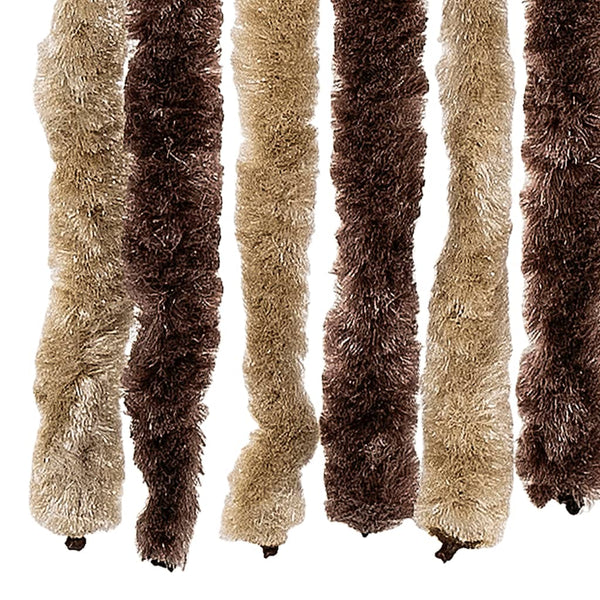 Fliegenvorhang Chenille Beige/Hellbraun 100x200 cm