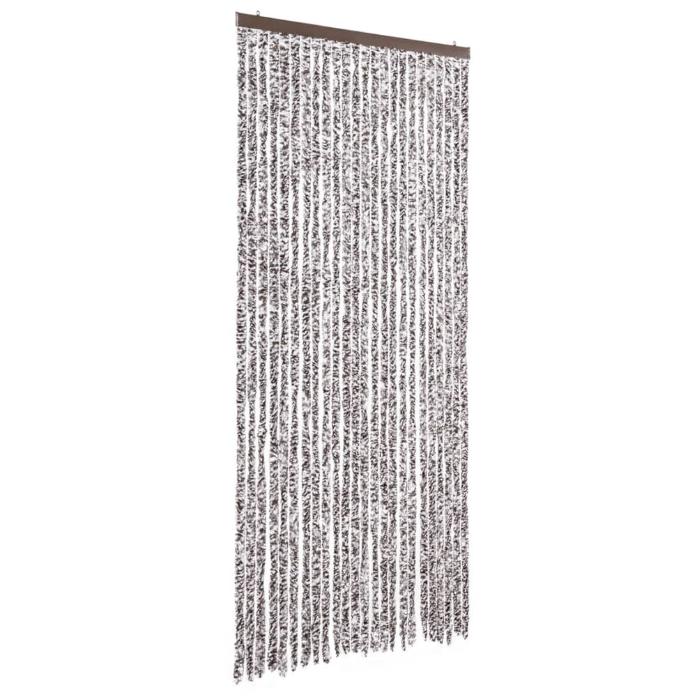 Chenille Fliegenvorhang Braun Beige 100x200 cm