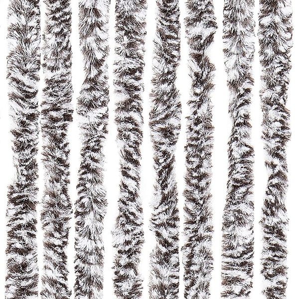 Chenille Fliegenvorhang Braun Beige 100x200 cm