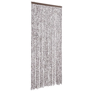 Chenille Fliegenvorhang Braun Beige 100x230 cm