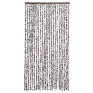Chenille Fliegenvorhang Braun Beige 100x230 cm