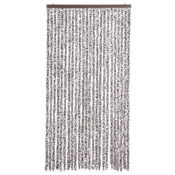 Chenille Fliegenvorhang Braun Beige 100x230 cm