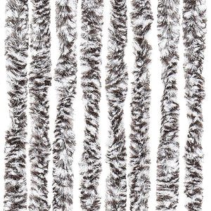Chenille Fliegenvorhang Braun Beige 100x230 cm